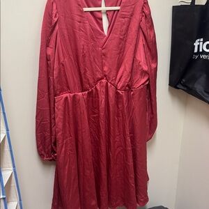 Torrid Red V-Neck Dress